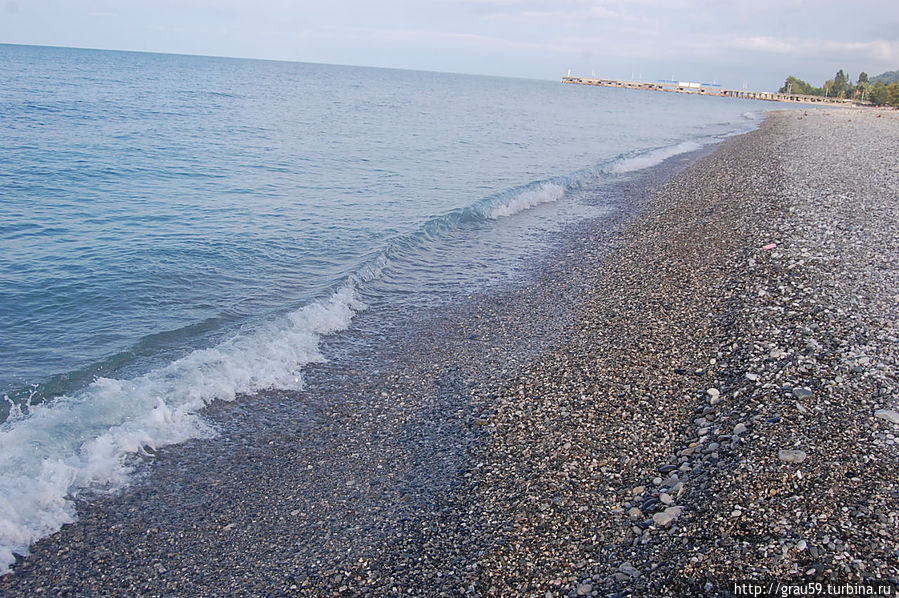 Пляжи Гагра, Абхазия