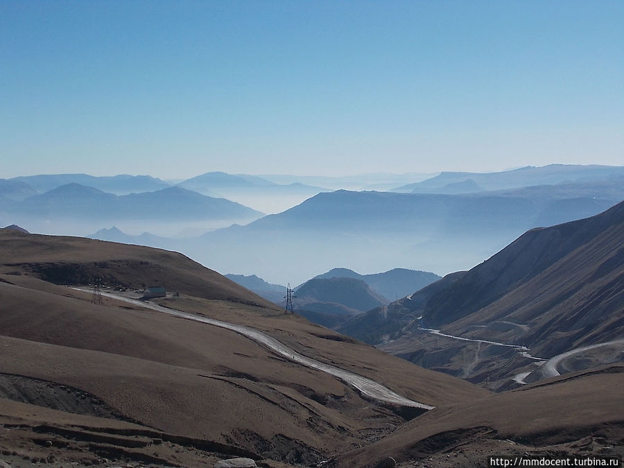 Вид с другой стороны перевала Дагестан, Россия