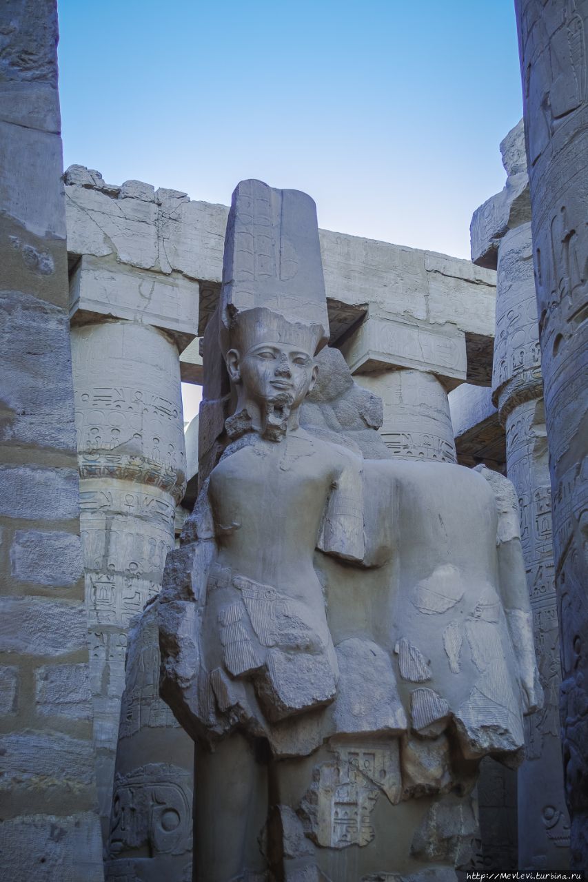 Грандиозный, величественный Храмовый комплекс Амона-Ра Луксор, Египет