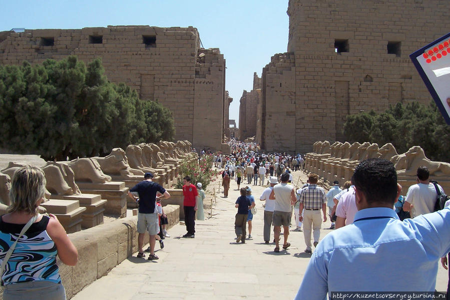 Карнакский Храм — Аллея Сфинксов Луксор, Египет