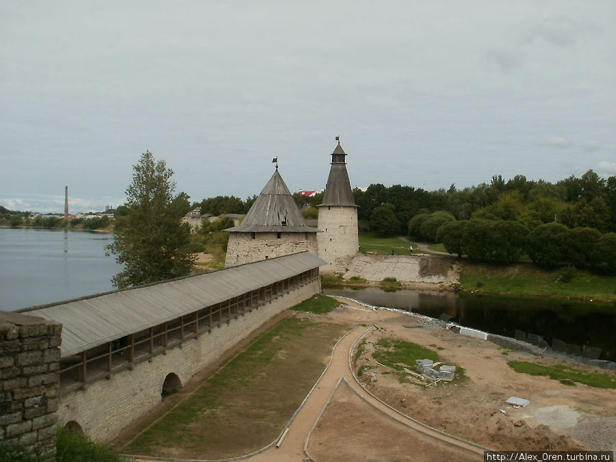 Самая западная русская твердыня Псков, Россия