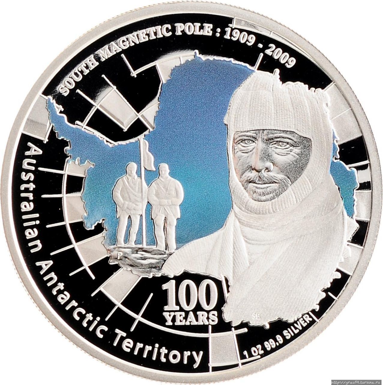 1 доллар 2009 года. Australian Antarctic Territory монета серебро. Монета 100 лет Антарктиды. Антарктический доллар. 1 Доллар Австралия Антарктида.