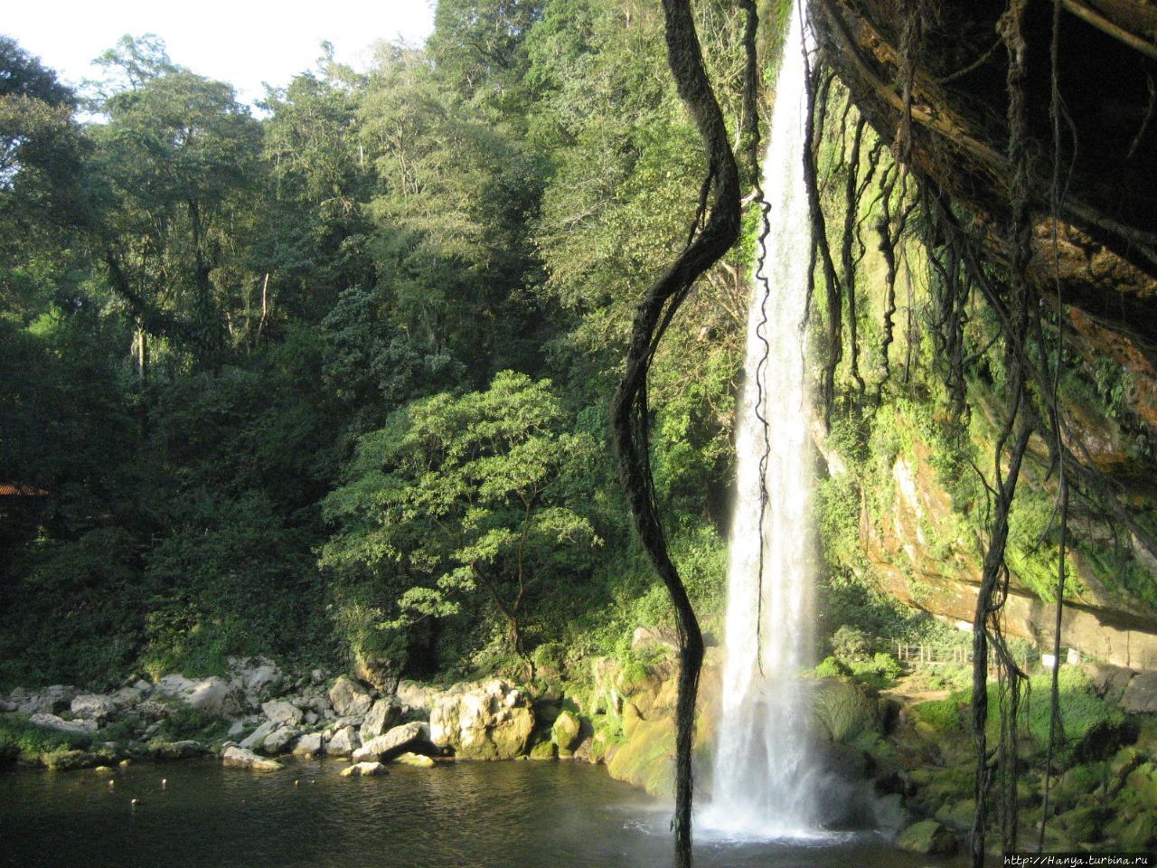 Водопад Мисоль-Ха Мисоль-Ха водопад, Мексика
