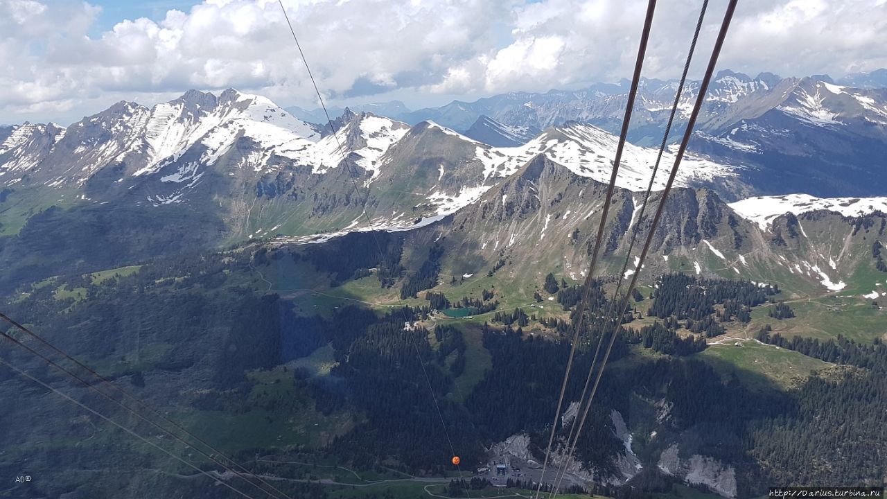 Женева — Се Руж (Peak Walk — Прогулка по пикам) — спуск Женева, Швейцария