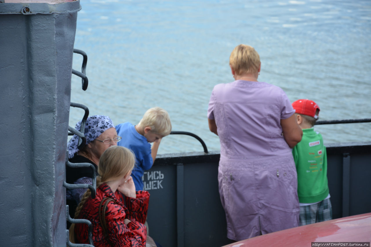 На пароме Лысково, Россия