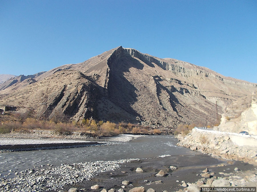 Вдоль реки Андийское Койсу Дагестан, Россия