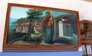 эта картина висела в лавке монастыря, потому ее можно было сфотографировать...