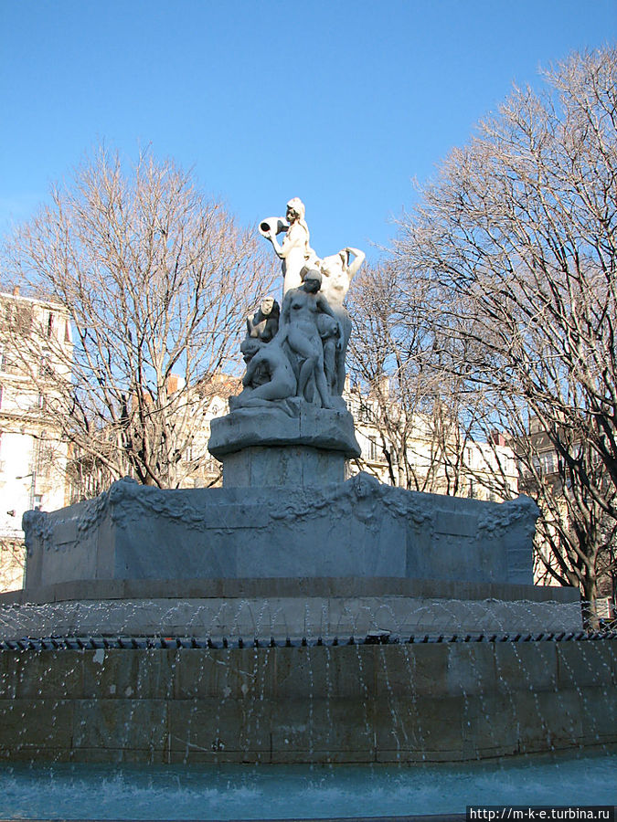 фонтан  Danaïdes Марсель, Франция