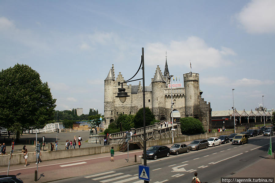 Крепость Стен — остатки городских укреплений 13-го века Антверпен, Бельгия