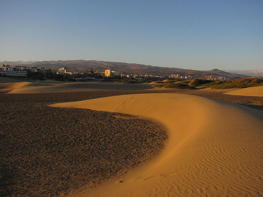 Дюны маспаломас Остров Гран-Канария, Испания