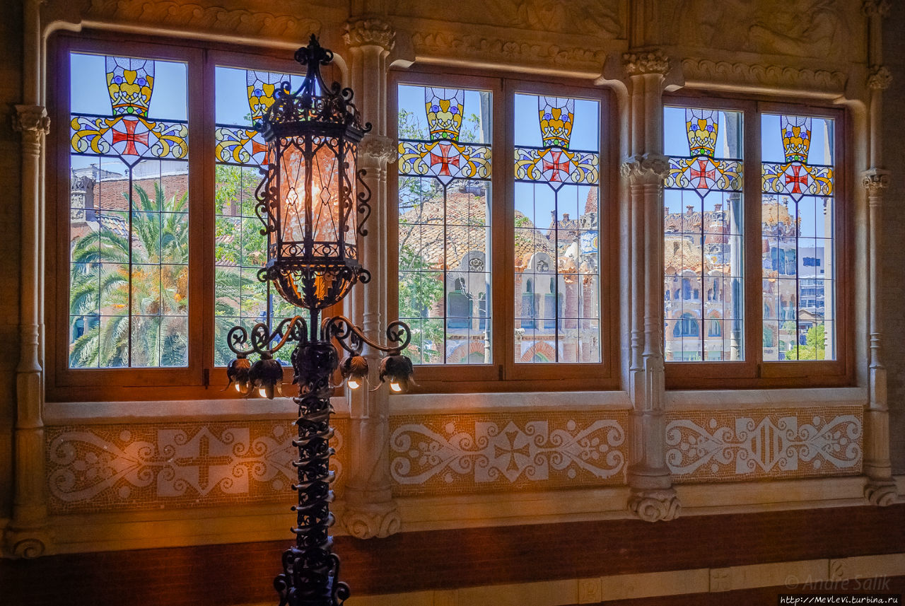 Внутри Hospital de Sant Pau Барселона, Испания