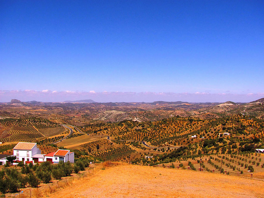 Ольвера — крепость на границе Ольвера, Испания