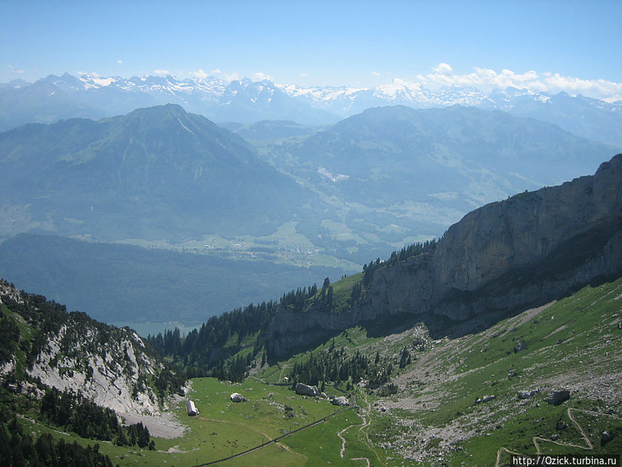 Полет фантазий на горе Пилатус Люцерн, Швейцария