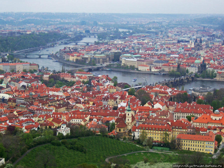 Петршинская или туристическая башня Праги Прага, Чехия