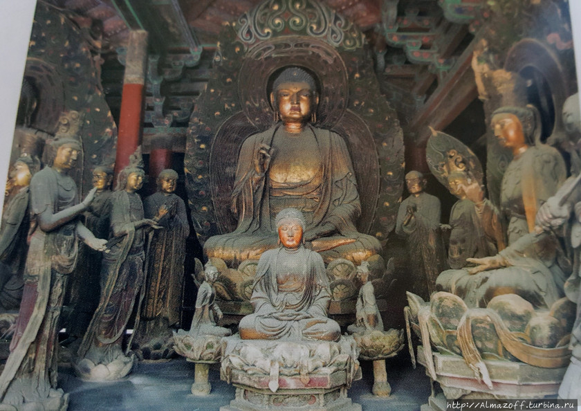 Статуи в храмовом комплексе Хуаянь в городе Датун, Шаньси, Китай. Датун, Китай
