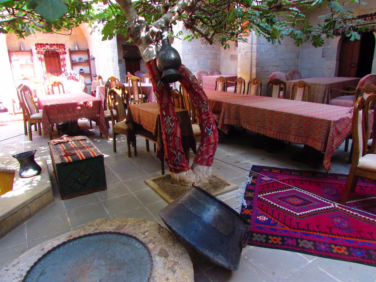 Приют путешественников в старом Баку. Караван-сарай. Баку, Азербайджан