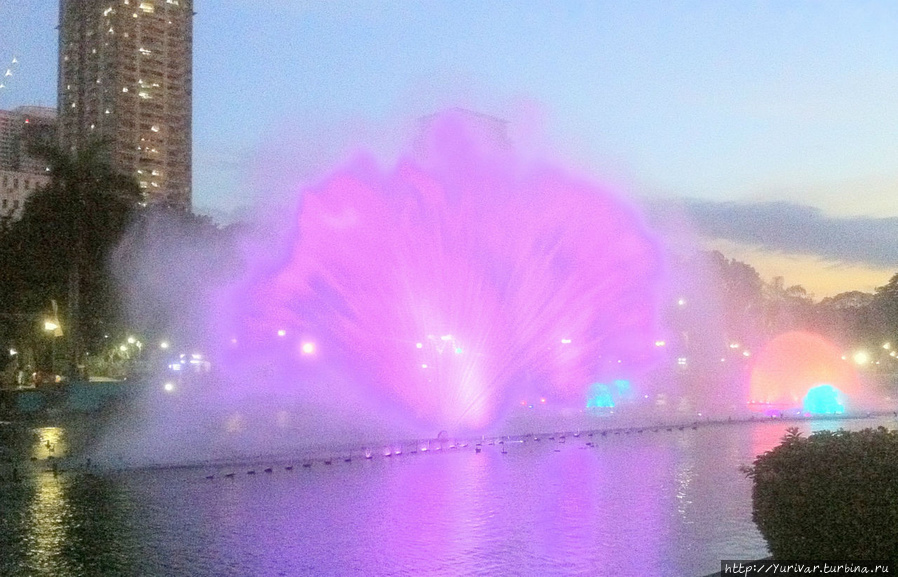 Волшебные фонтаны Манилы