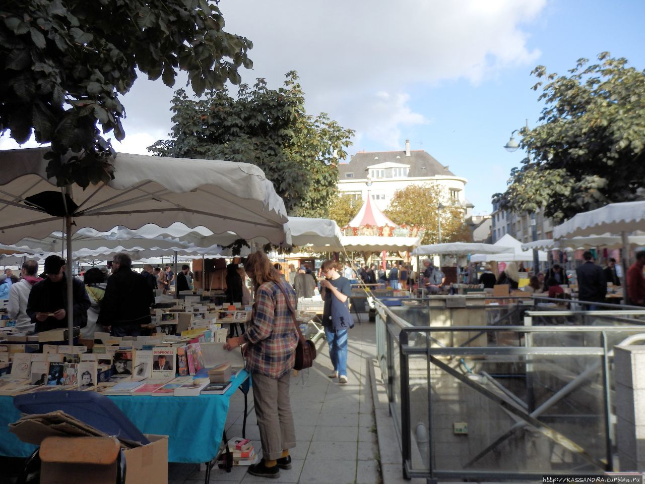 Букинисты Бретани. Книжный рынок в Ренне Ренн, Франция