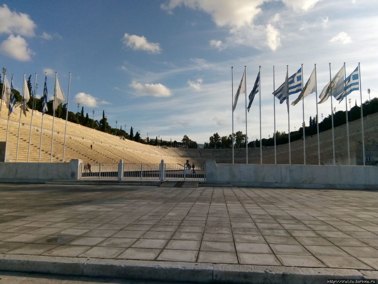 Стадион  Каллимармаро. Прекрасный мраморный Афины, Греция