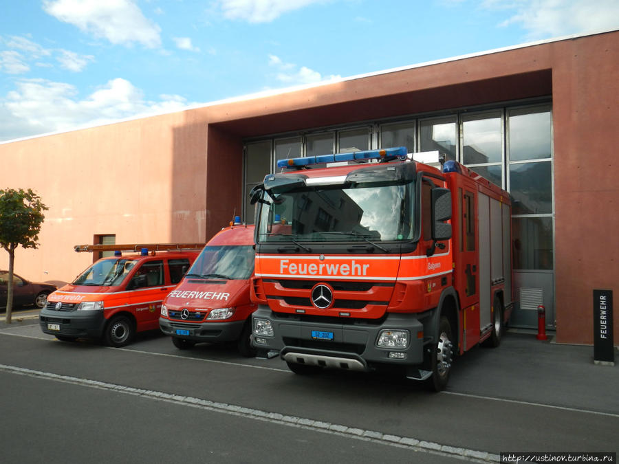 День открытых дверей в швейцарской пожарной станции Швейцария