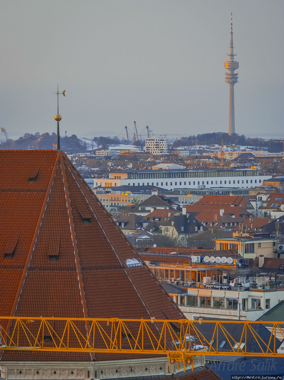 Закат над Мюнхеном Мюнхен, Германия