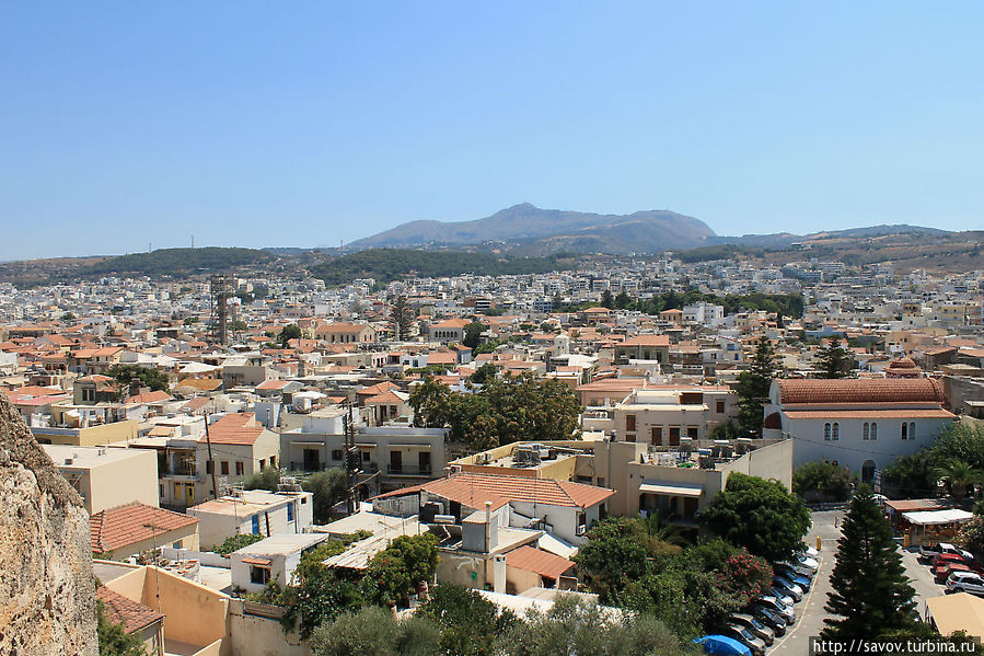 Снова вид на город, но в другом направлении Остров Крит, Греция