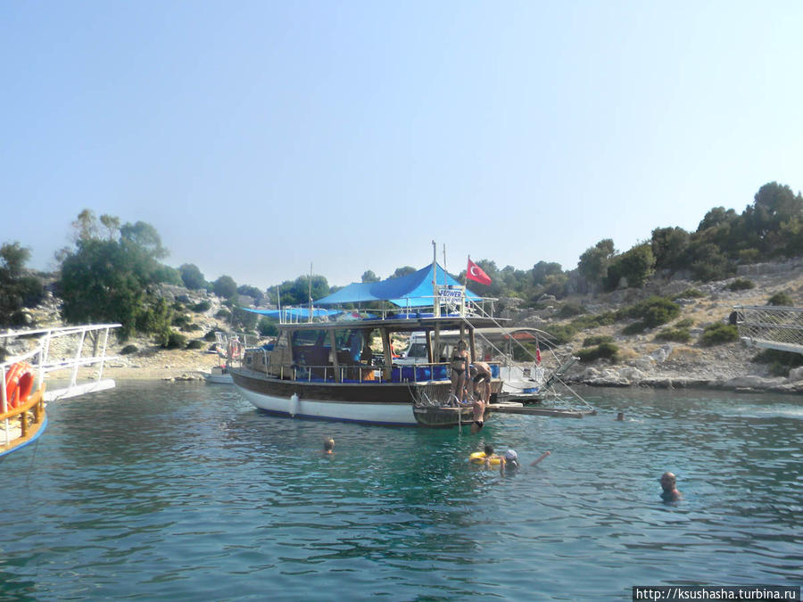 Про Атлантиду, Тельца и маленький катер Остров Кекова, Турция