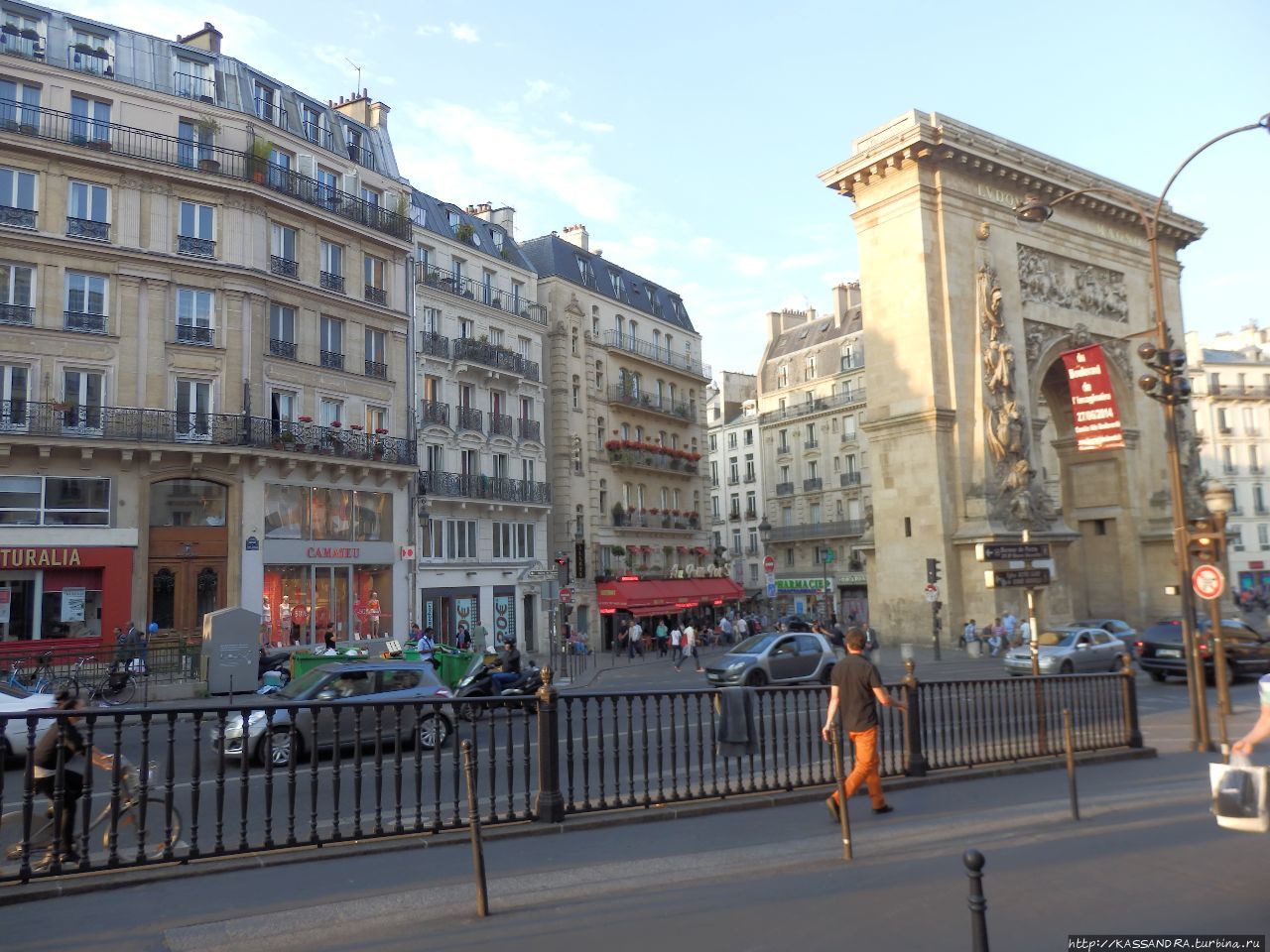 Ворота Сен-Дени Париж, Франция