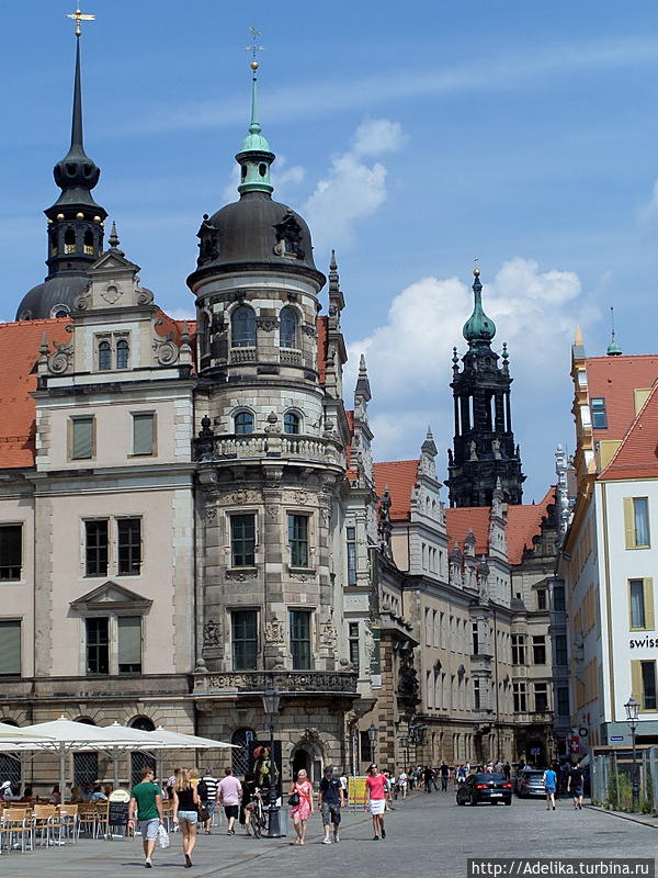 Прогулка по центру прекрасного Дрездена Дрезден, Германия