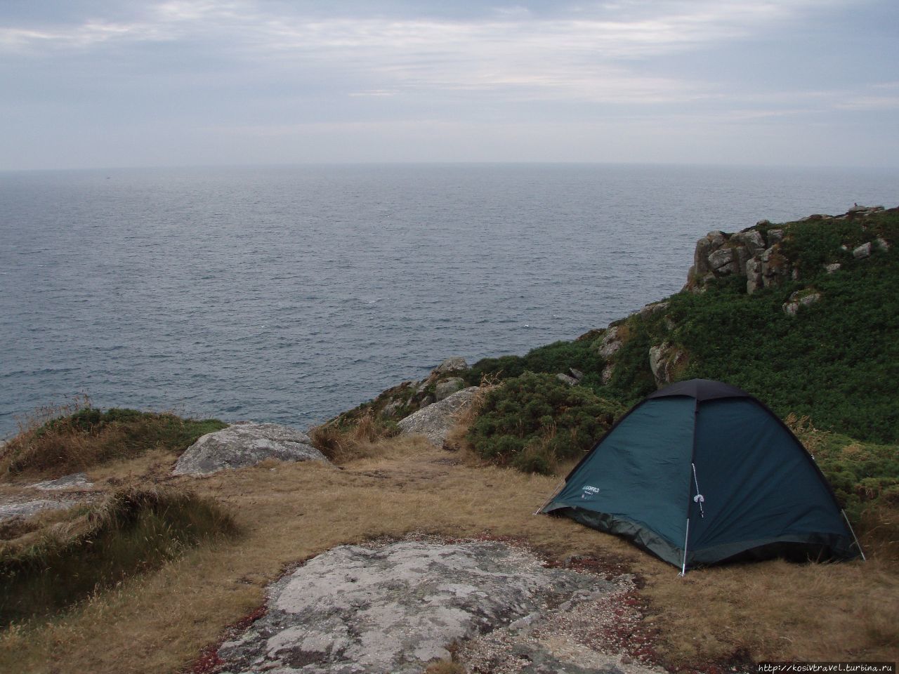 Вокруг полуострова Лендс Энд с рюкзаком и палаткой Пензанс, Великобритания