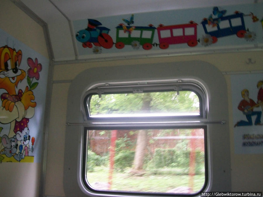 Детская железная дорога в Новомосковске Новомосковск, Россия