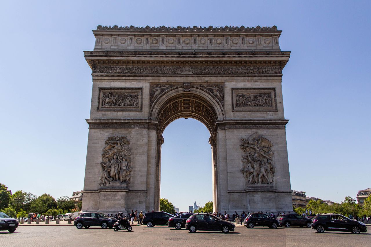 Париж. Триумфальная арка Париж, Франция