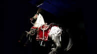 Любимый конь раджи — хрустальная копия бриллиантового облачения индийского коня, сделанная самим Даниэлем Сваровски.
