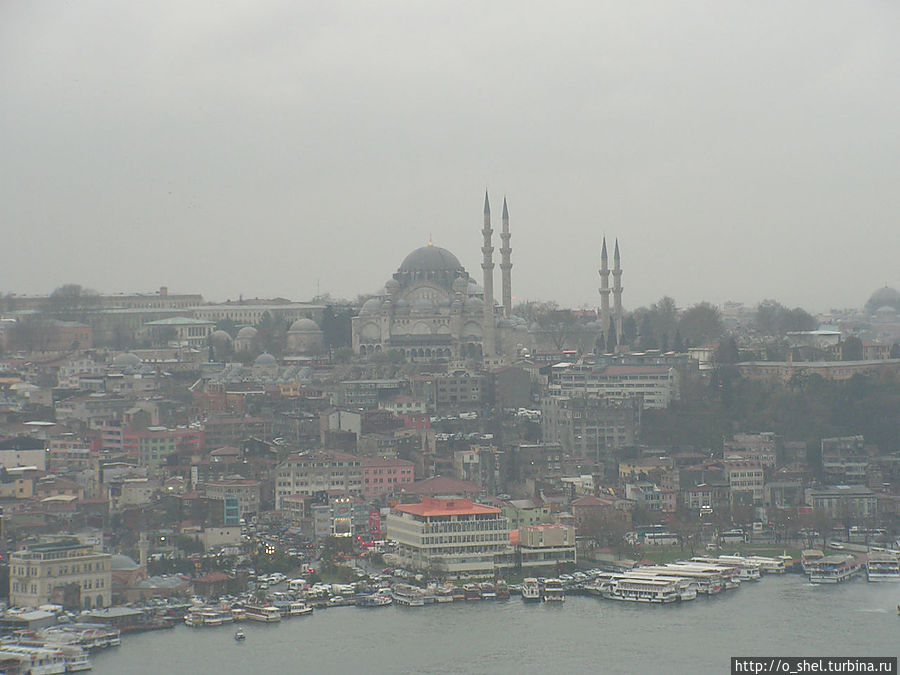 Галатская башня и виды с неё Стамбул, Турция