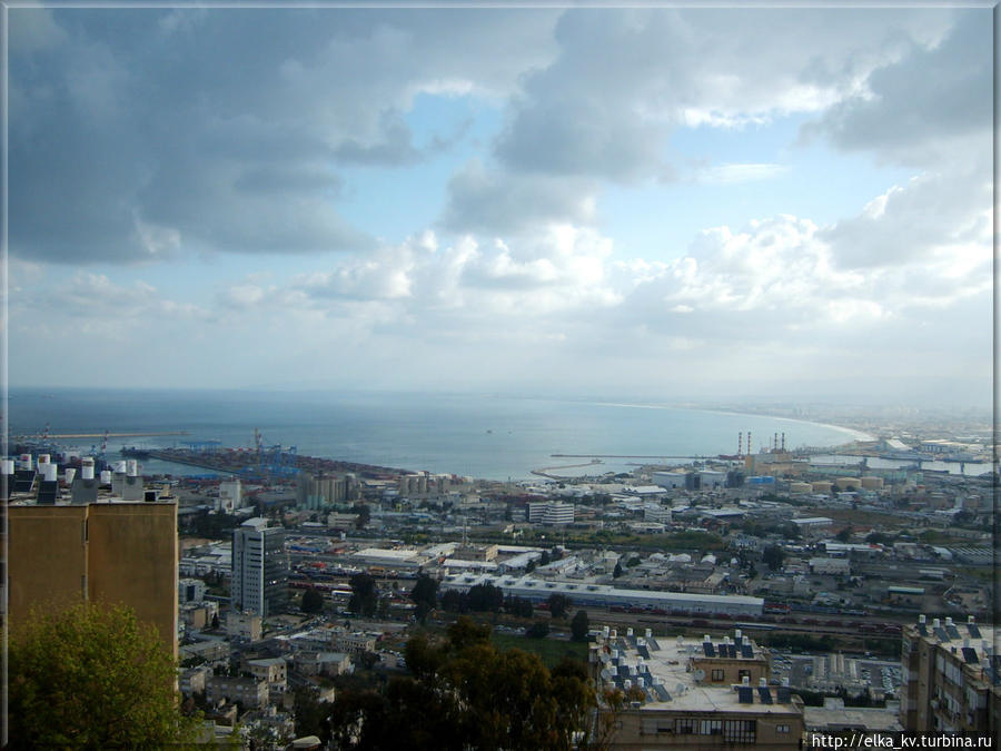 А из нашего окна гавань хайфская видна! Хайфа, Израиль
