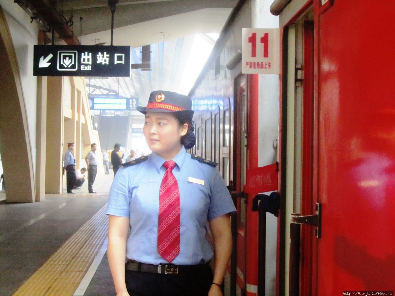 Посадка на поезд в Пекине