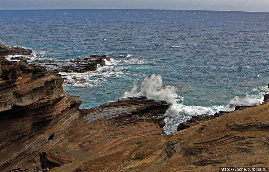 Каменистый скалистый ЮБО — южный берег Оаху Остров Оаху, CША