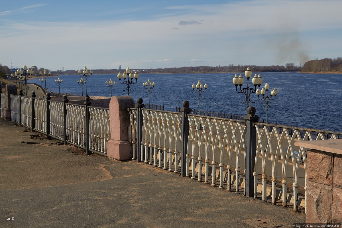 Золотое кольцо — Рыбинск — набережная Рыбинск, Россия