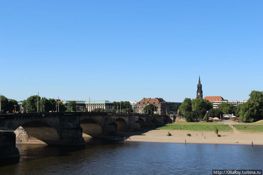 Вид на Эльбу Дрезден, Германия