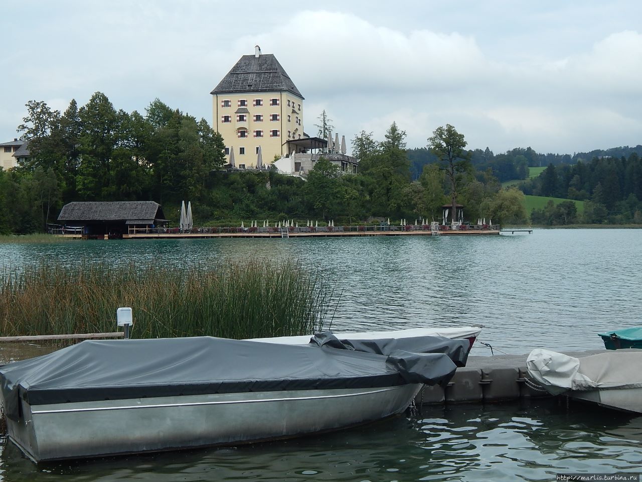 Pыбоводческое хозяйство замка Фушль Озеро Фушль, Австрия