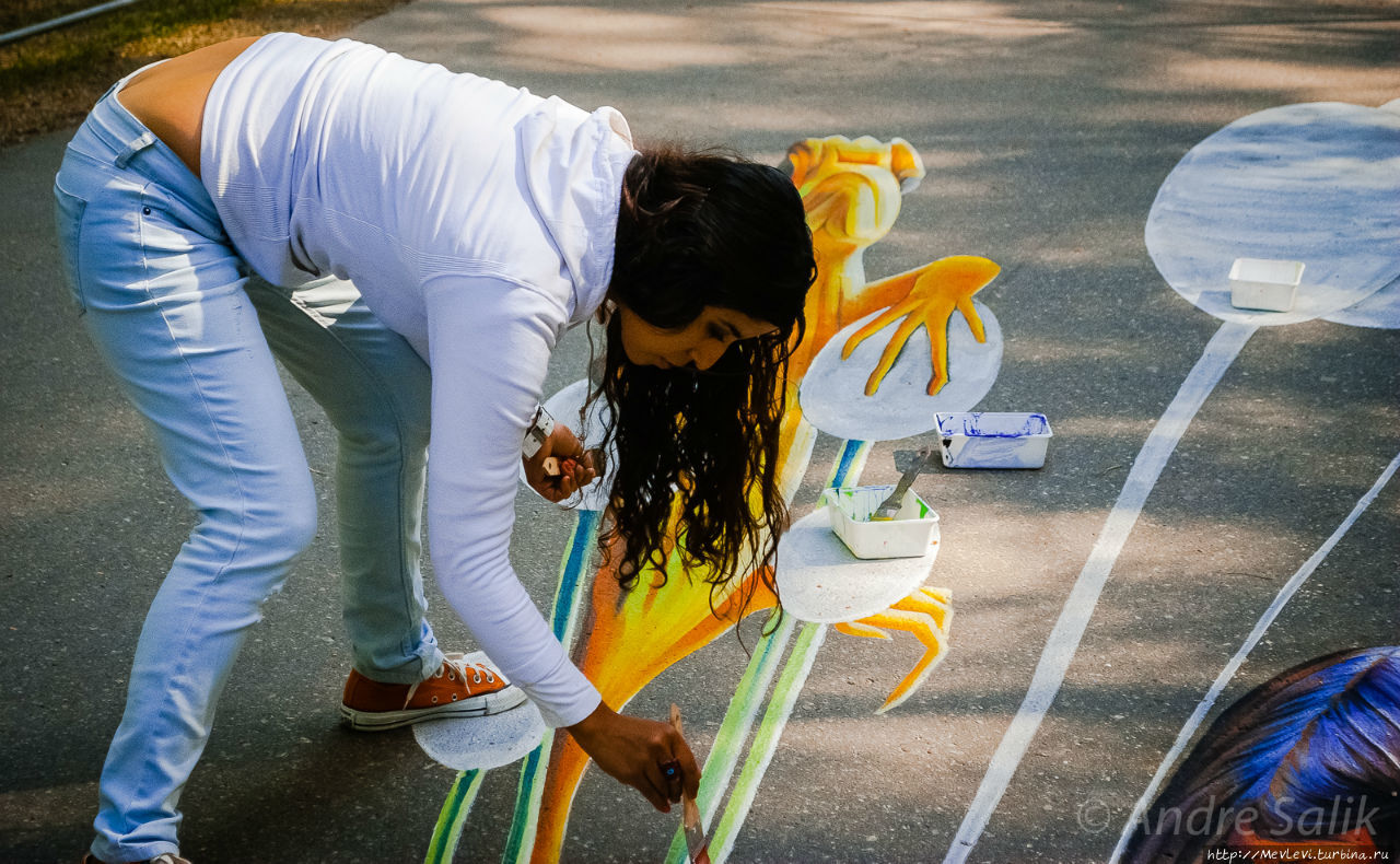 Создание рисунка Рига, Латвия