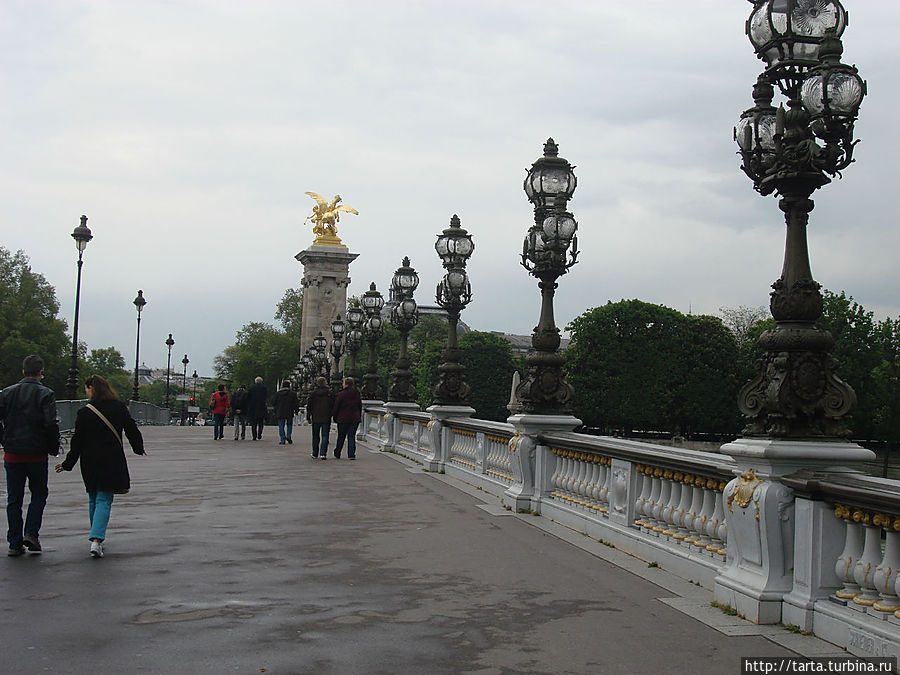 Мост, торжественно открытый Николаем II, носит имя его отца — царя Александра III. Париж, Франция