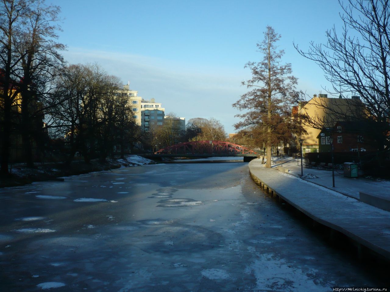 Новогодняя прогулка по древнему шведскому городу Уппсала, Швеция