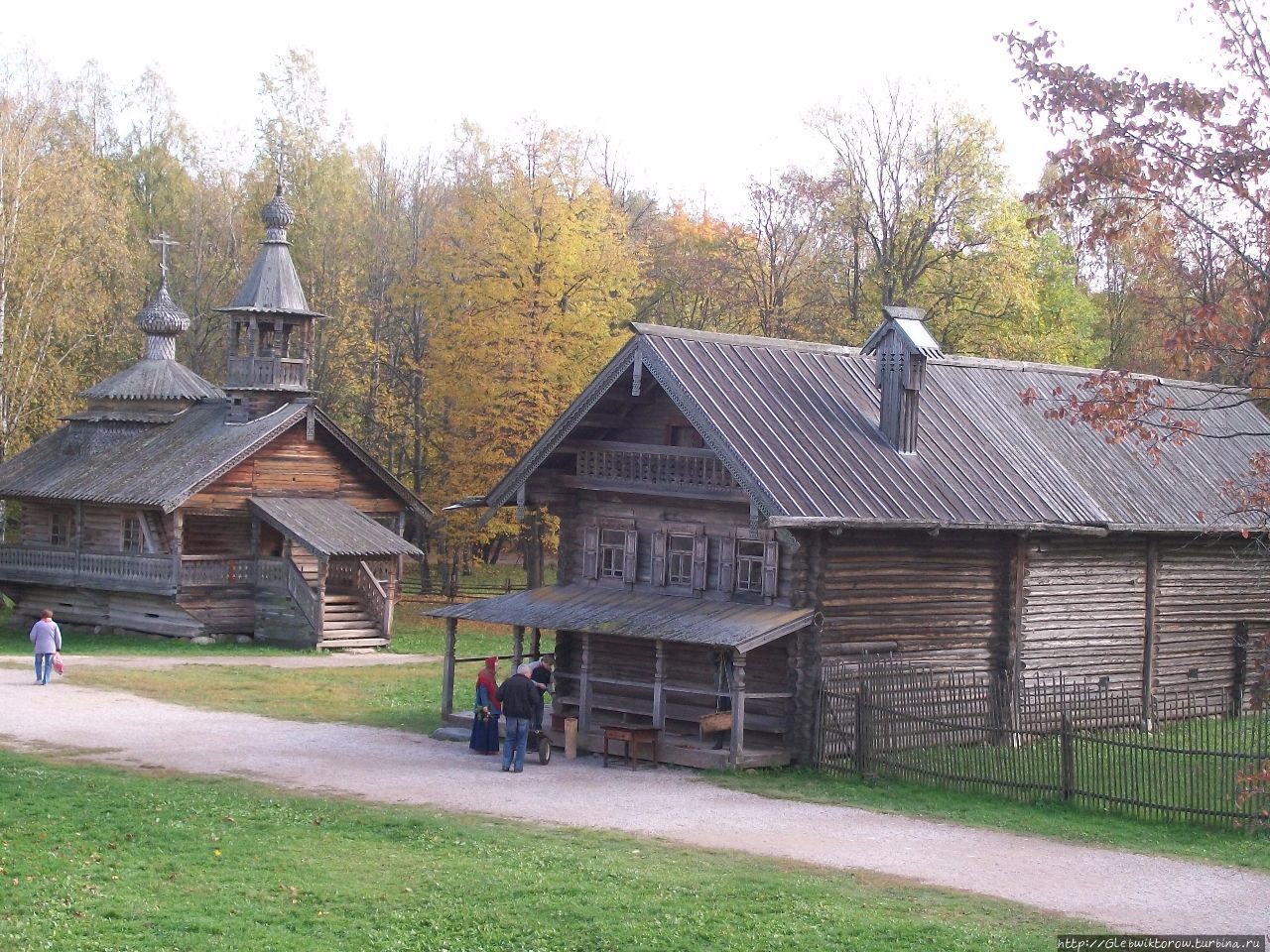 Поездка в осенние Витославицы Великий Новгород, Россия