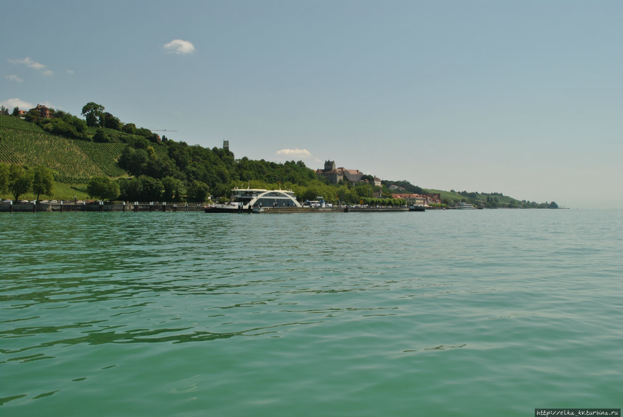 Меерсбург с борта парома