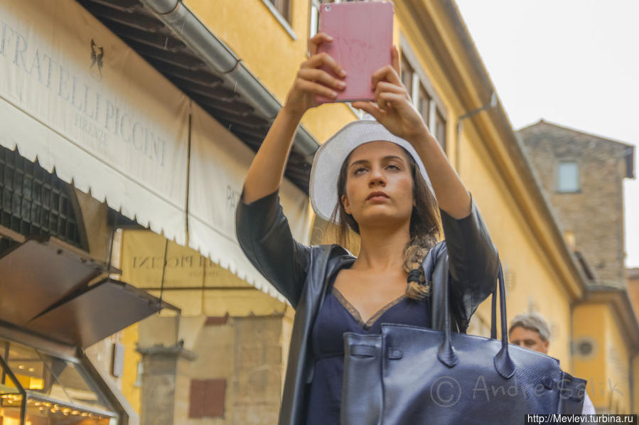 Золотой мост в Флоренции Флоренция, Италия