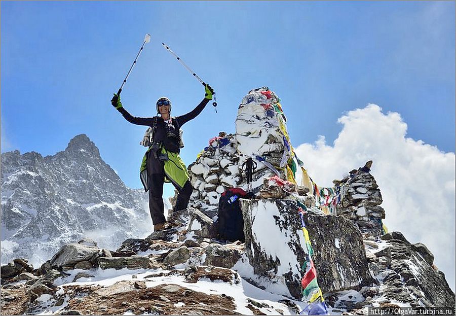 А меня захлестывала радость, что доползла до вершины перевала Госайкунд, Непал