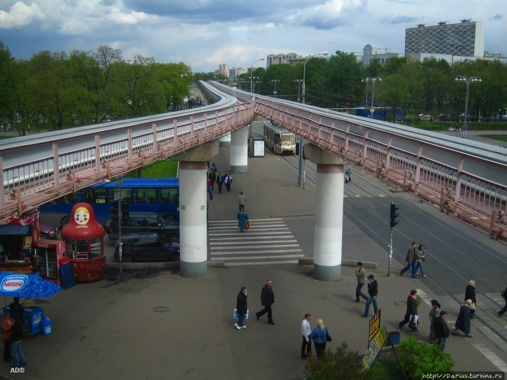 Станция «Выставочный центр» Московской монорельсовой транспортной системы Москва, Россия