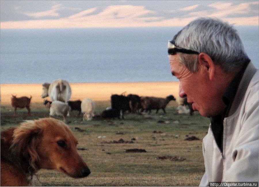 Порою взгляды говорят больше, чем иные слова Озеро Сон-Куль, Киргизия
