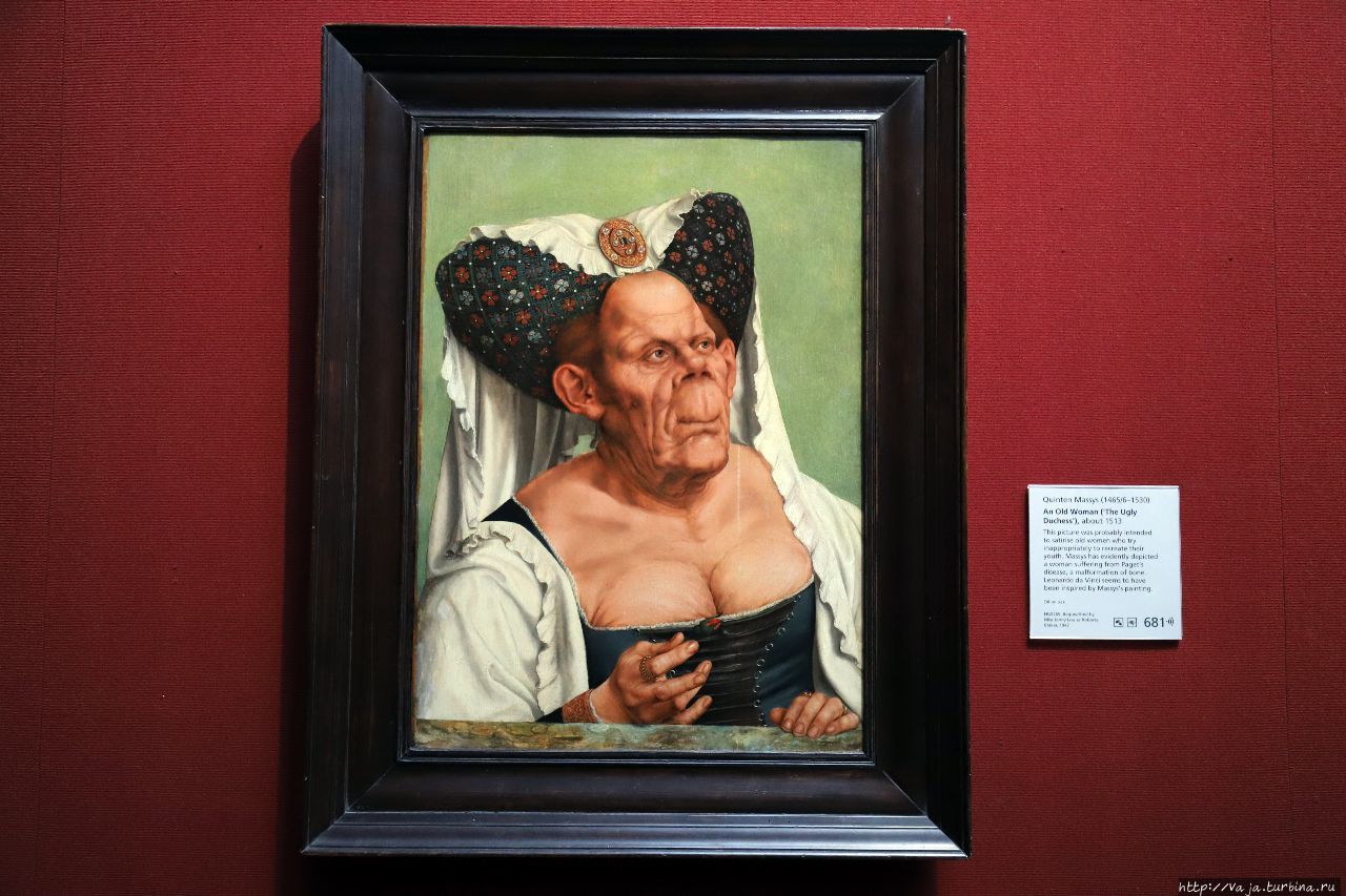 Школа живописи Нидерландов. Портрет пожилой дамы Лондон, Великобритания